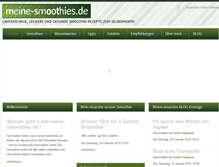 Tablet Screenshot of meine-smoothies.de